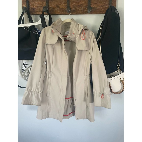 Calvin Klein Jackets & Blazers - Calvin Klein Soft Shell Raincoat Tan Size XS